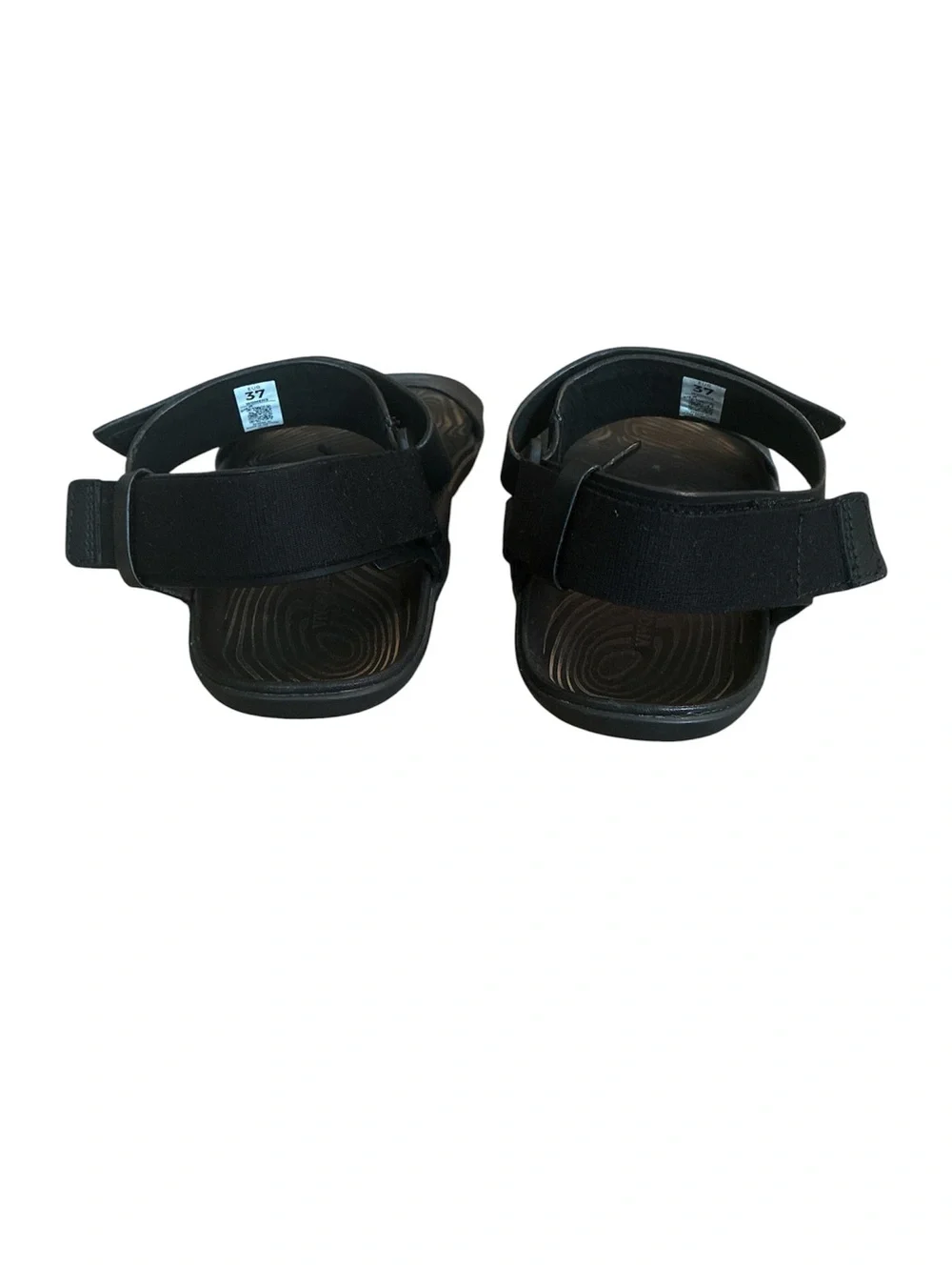 VIVOBAREFOOT SENSUS YIN SANDAL WOMENS. Black Open-Toe Strappy sandals. Sz EU 37.